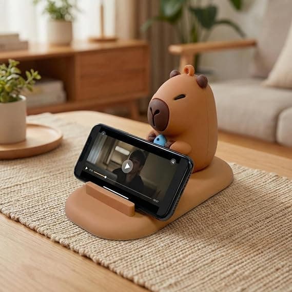 Capybara tegneserie Capybara stil 4 mobiltelefonstativ