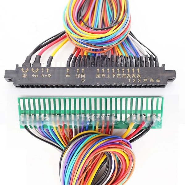 28 pins Jamma-seleskap ledningsvev for arkadespill PCB-videokortmaskin videokonsoller Jamma