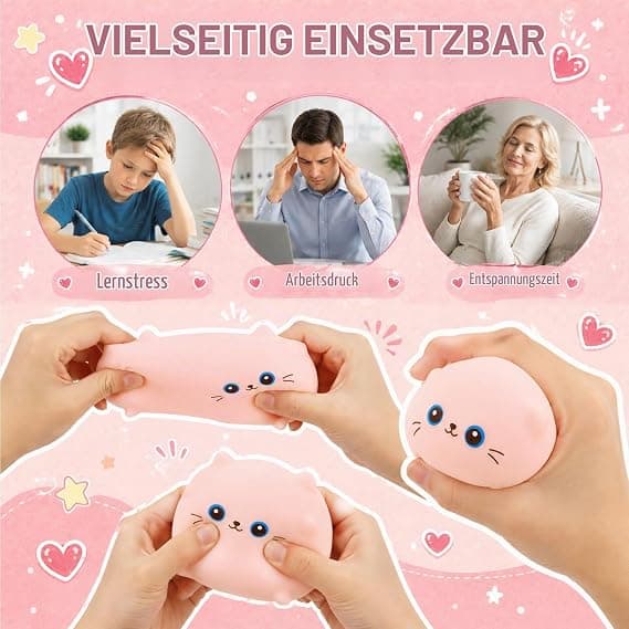 Katteklemmelegetøj, Squishy Kattelegetøj, Kat Squishy Klemmelegetøj