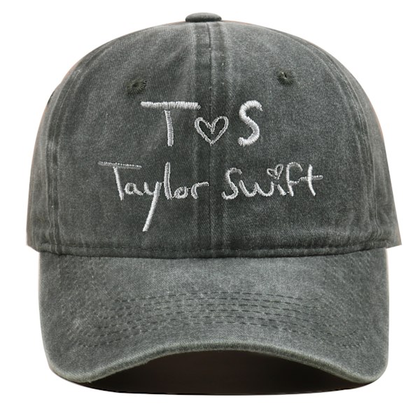 Taylor 1989 broderet vasket hat europæisk og amerikansk Taylor Swift hip-hop hat gammel vasket baseballkasket armygrøn