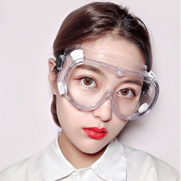 Genomskinliga glasögon, UV-skydd och anti-dimma och anti-damm, glasögon