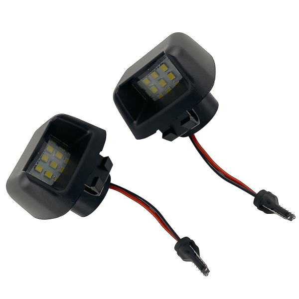 2x Led nummerskilt lys lampehus for Navara D40 2007-2019 26510-zp50a