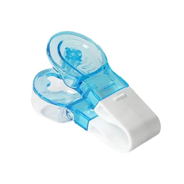 Bærbar pilledispenser, pillefjerner, blisterpakningsåpner, blå