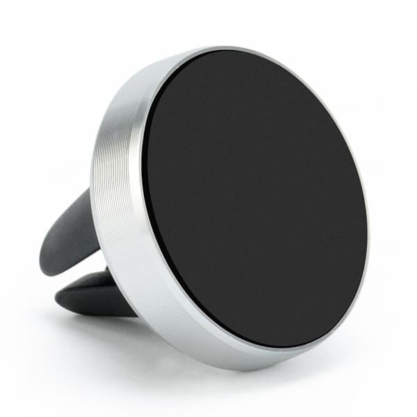 Magnetisk telefonholder til bilens ventilationsgitter, sølvfarvet