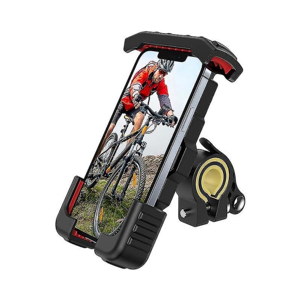 Cykeltelefonhållare, Motorcykeltelefonfäste - Justerbar Scootertelefonhållare för Iphone 12 Mini, 12 Pro Max, 11 Pro Max Xs Xr 8 X 8p 7 7p 6s, Samsung S