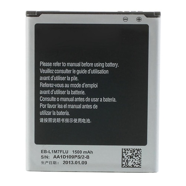 For Samsung I8190 Galaxy S III mini 3,80V 1500mAh Oppladbart Li-ion-batterierstatningsdel