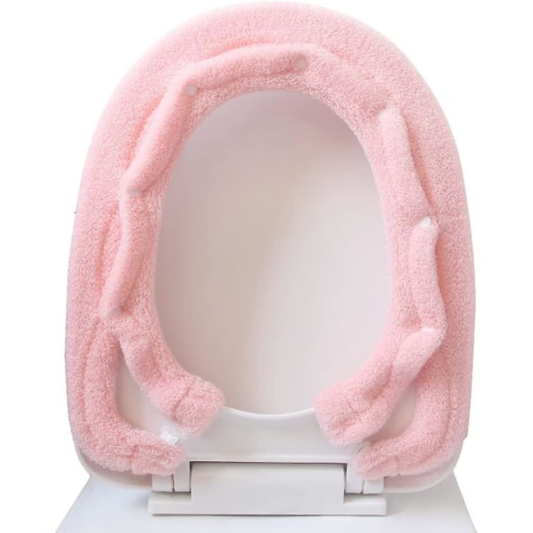 Candy Pink Washable Thick Toilet Seat Cover