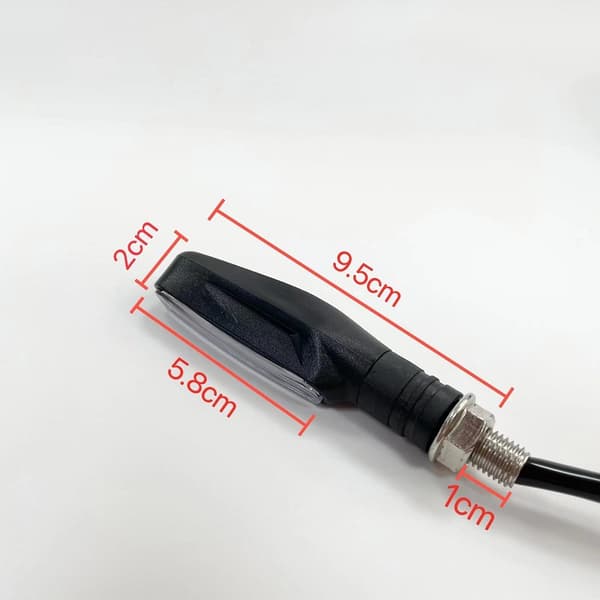 2 stk. Universal Flydende Motorcykel Gule LED Blinklys