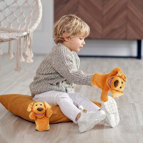 Lion Pehmolelut Käsinukkesimulaatio Leijona pehmolelu Realistinen nukke, söpö roolileikki, lasten interaktiiviset opettavaiset lelut, eläinlelut