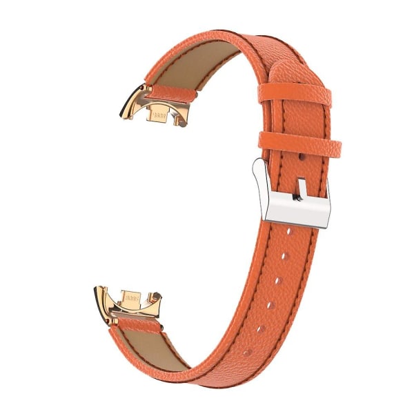 För Xiaomi Armband 8 Pu Watch Snabbkopplingsbyte Sportrem Metallhuvud Armband för Mi Band 8 Tillbehör