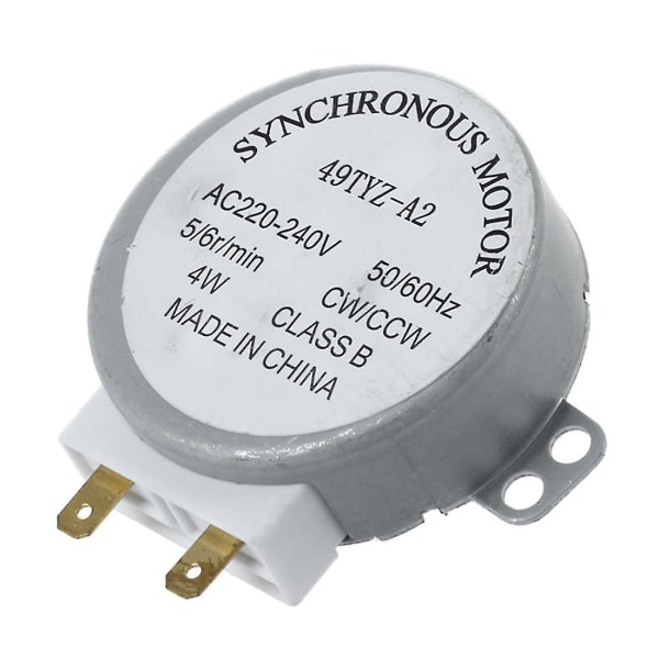 Ac 220-240v 50/60hz 5/6rpm 4w Synkronmotor til Miniwave Ovn