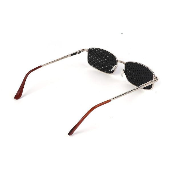 Metall Pinhole-briller Treningsbriller Synsforbedring for synstrening