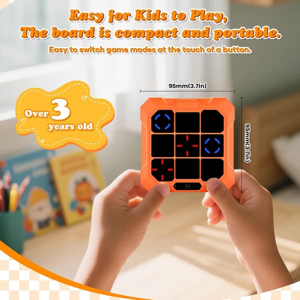 6-i-1 Tic Tac Toe-spill, elektronisk null og kryss