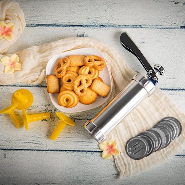 Dyser Cookie Press Pumpe Maskine Kiks Maker Sæt Multifunktionel