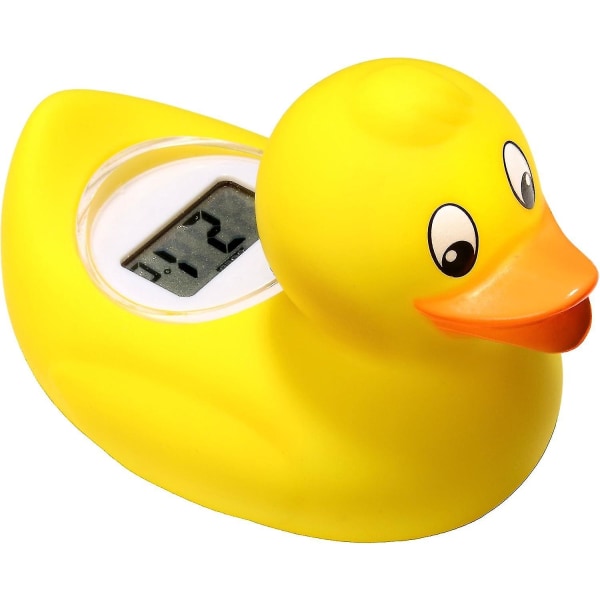 Digi Duckling Digital Vanntermometer Og Baby Bath Time Toy, Gul