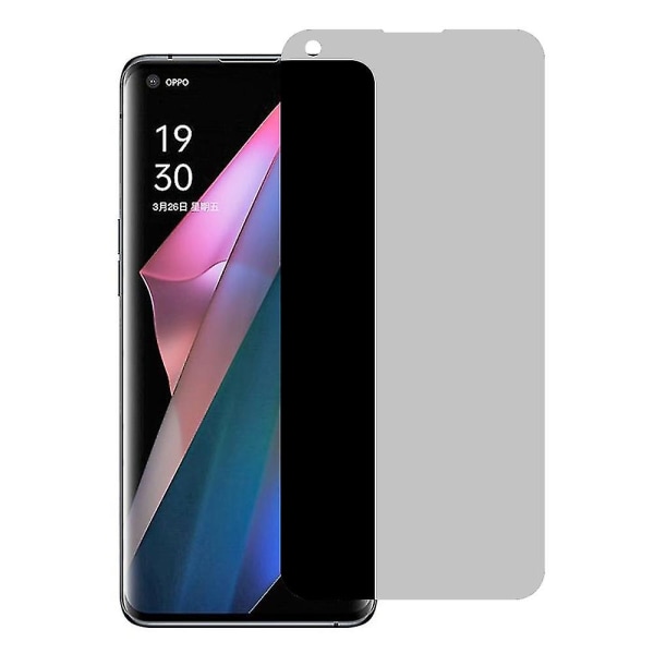 For Oppo Finn X3/OnePlus 9 Pro HD Clear High Sensitivity 180-graders film Hydrogel Privacy Screen