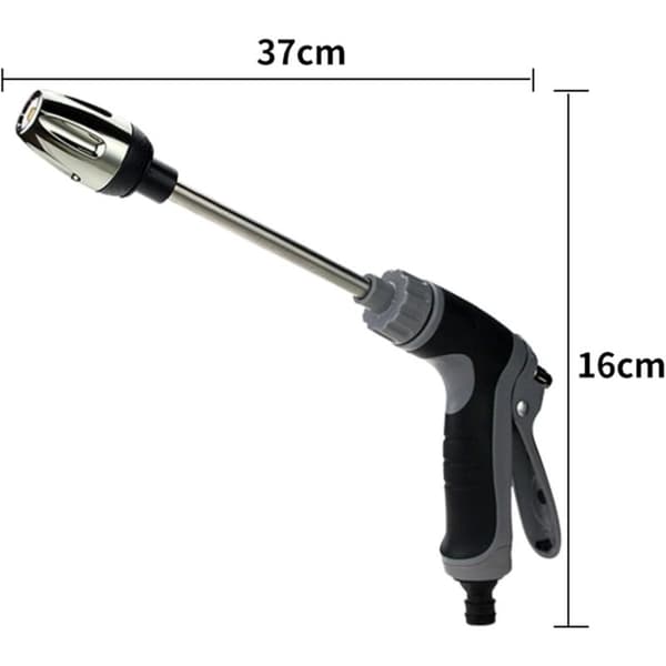 150 bar elektrisk högtryckstvätt – Flödeshastighet 6-10L/min – Slanglängd 37cm – Ergonomisk design för biltvätt