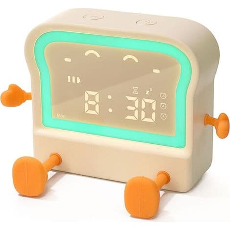 Multifunktionell projektorklocka - LCD digital display, väggprojektion, röst, temperatur, LED, alarm