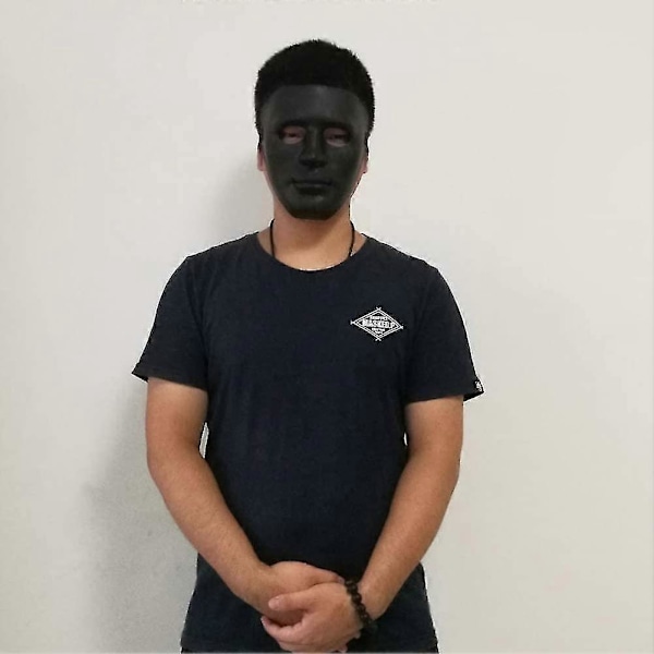 Hip-Hop Dansmask Cosplay Mask För Halloween Maskerad - Svart