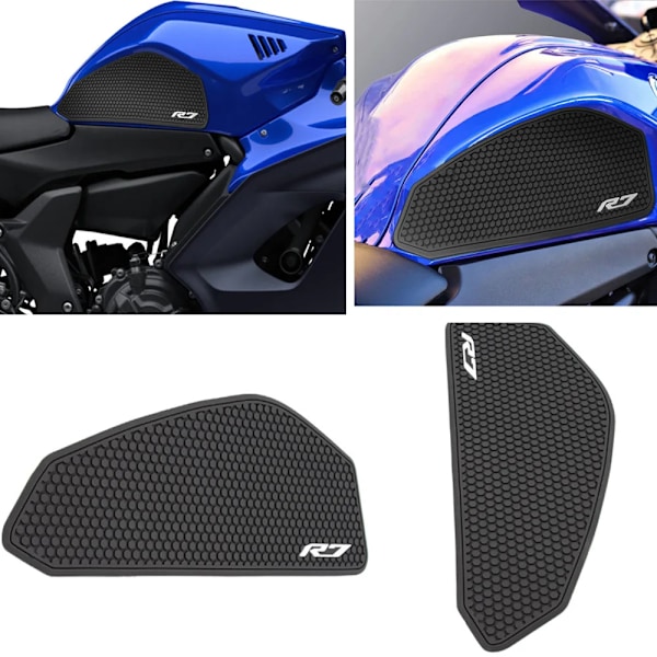 Yzf-r7 tankpad för Yamaha R7 modifierad version Yzf R7 2021-knägrepp tankpad halkskyddsdekal