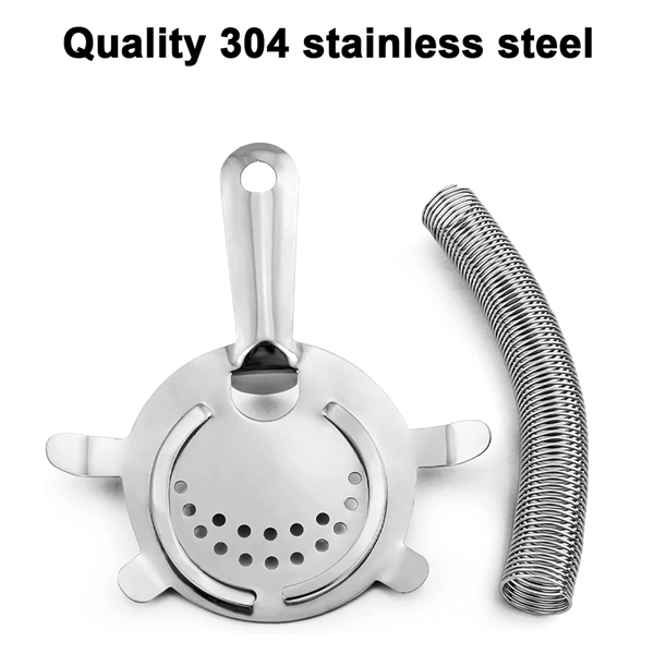 Cocktail Strainer, Prong Rustfrit Stål Bar Strainer, 304primarycolors