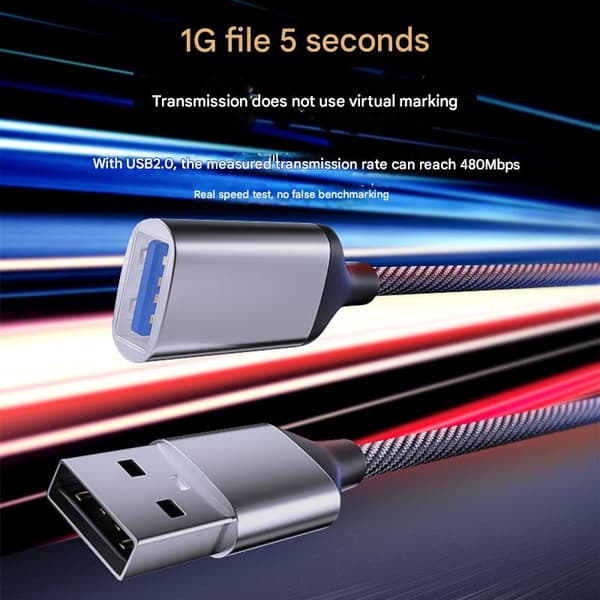Otgusb han til hun forlængerkabel USB3.0otg forlængerkabel adapter computer printer u disk konverteringskabel 2m