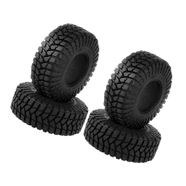 4PCS 110Mm 1.9 Rubber Tire Wheel Tyre for 1/10 RC Crawler Car