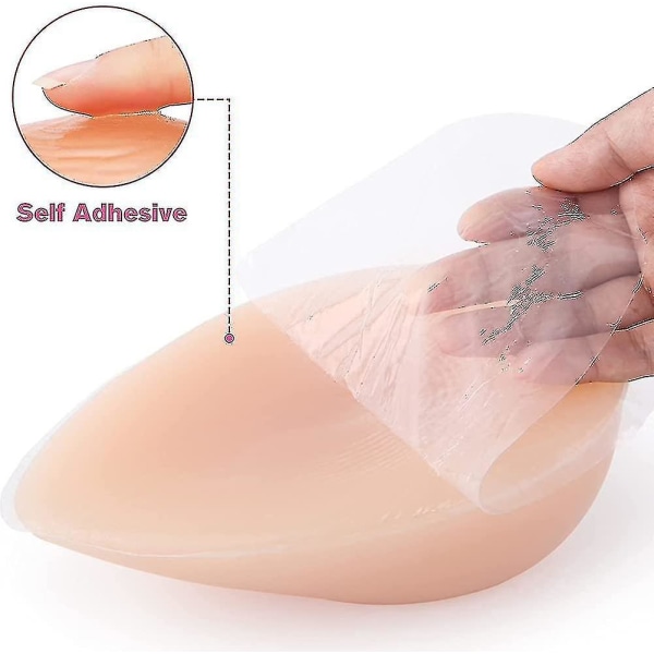 400 g selvklebende silikonbryster danner falske bryster for mastektomiprotese Xxf