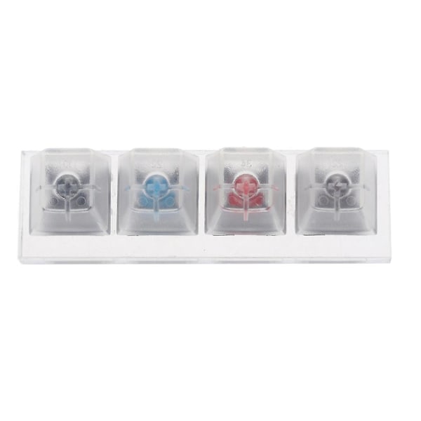 4 Gateron Mx Switches Set Acrylic Mechanical Keyboards Translucent Clear Sampler Tester Mechanical For Key Switch Set