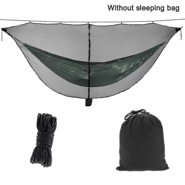 Riippumatto Hyttysverkko Erotettu Mosquito Cover Camping Hyttysverkko ( väri : musta )-e