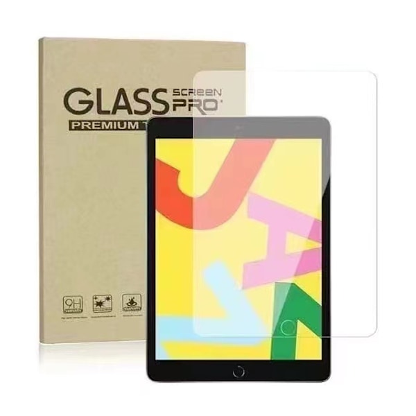 1-delat iPad 10.2 2019/2020/2021 härdat glas skärmskydd