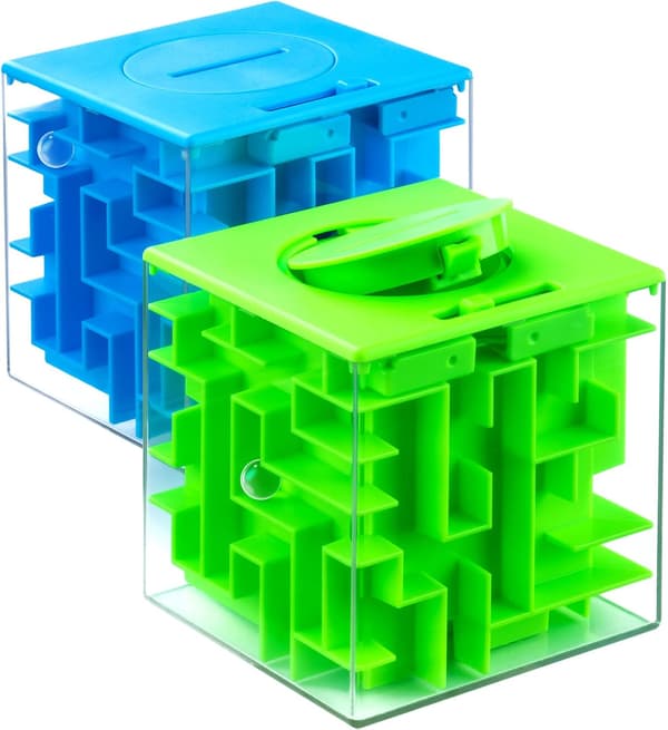 Pengar Labyrint Pusselbox (2-pack), Gör Presenter Med Kontanter Mycket Roligare