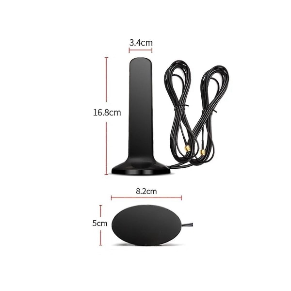 GSM 4G 5G Antenne 600-6000MHz 12DBi Høj Forøgelse Omni Magnetisk Base Antenne til CPE (TS9)