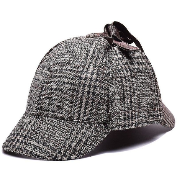 1 st Sherlock Holmes Detektiv Basker Mössa Unisex Cosplay Tillbehör