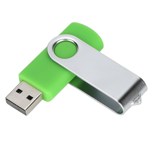 USB minne Candy Green Roterbar bärbar lagring Memory Stick kompatibel med PC Tablet1GB-YM