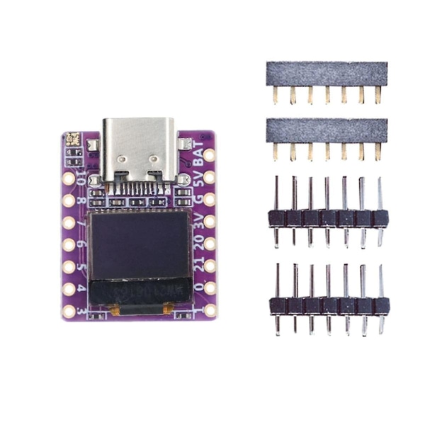 ESP32 Development Board ESP32-C3 0,42 tum LCD-skärm WiFi Bluetooth för Micropython (med LCD)