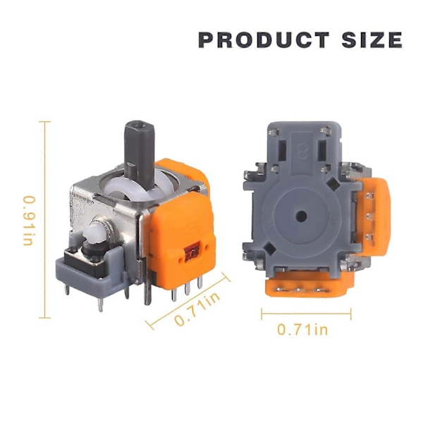 2 st Spelkontroll Joystickmodul Joystick Analog 3D Analog Joystick (för PS5)