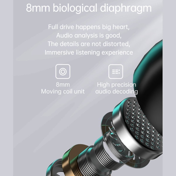 Hörlurar Trådlös Bluetooth M41 Mekanisk teknologi Trådlös Bluetooth -headset Brusreducering Låg fördröjning Lång batteritid Bluetooth Binaural