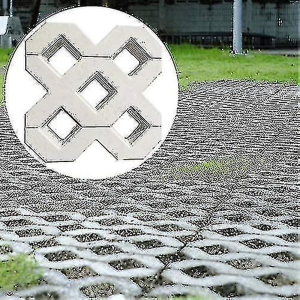 Rion belægningsstøbeform, gør-det-selv-betonpladeform firkantet haveplastbetonstibelægning Mursten Propylenbelægningsstøbeform (40x40cm)