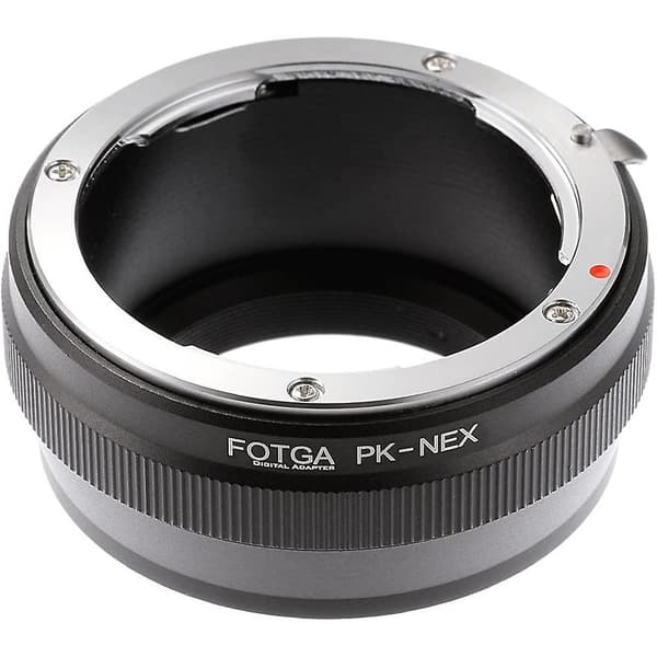 Fotga PK-NEX Adapter Digital Ring til Pentax PK K-Mount objektiv til Sony NEX E-Mount kamera (til Sony NE
