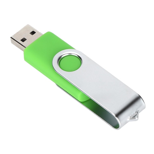 USB minne Candy Green Roterbar bärbar lagring Memory Stick kompatibel med PC Tablet1GB-YM