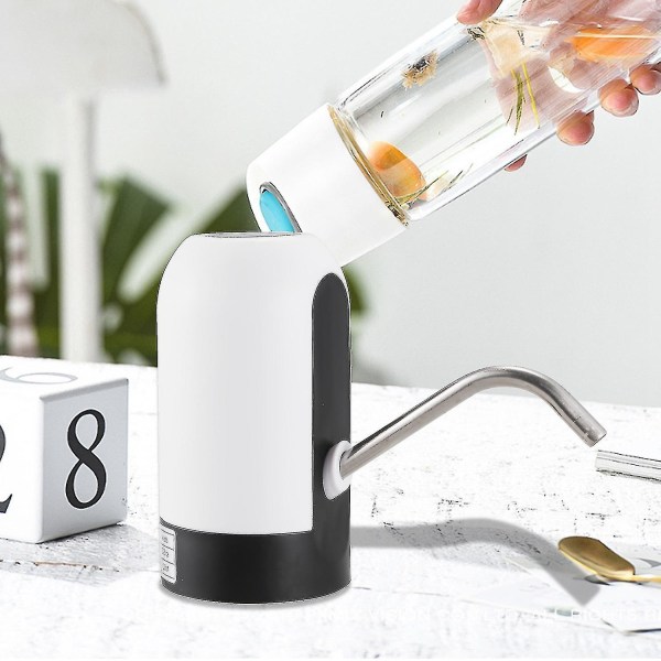 Vandflaskepumpe, USB-opladning Automatisk drikkevandspumpe Bærbar elektrisk vanddispenser Wat C