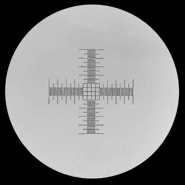 926 0,01 mm Mikroskopglas Retikel Kalibreringsglas Linjal Kors Mikroskop Kalibreringslinjal Steg Mikrometer