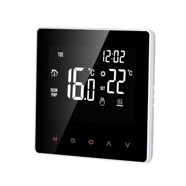 Wi-fi Smart Termostat Digital Temperaturregulator Tuya App Kontrol Lcd Displayberøringsskærm Uge Programmerbar Elektrisk Gulvvarme Termostat For