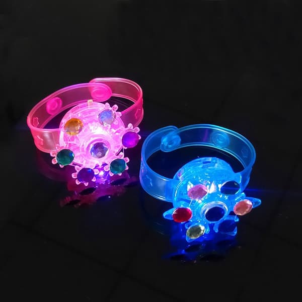 12 stk. Glitter gyro håndledsrem glitter armbånd børnelegetøj