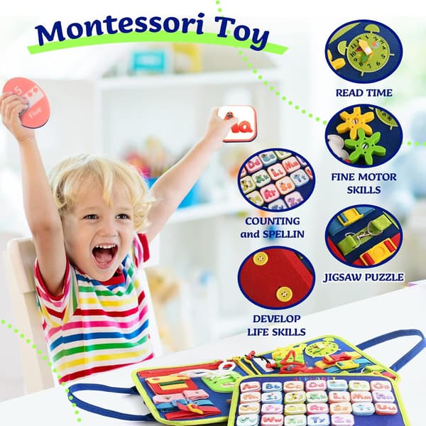 Montessori-leker for 3, 4, 5 år gamle barn, småbarnsleker