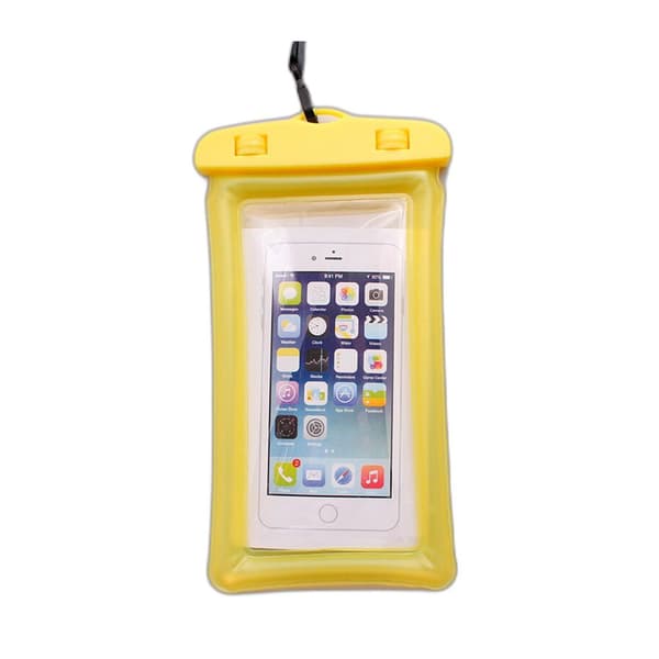 Gul vanntett telefonveske yellow