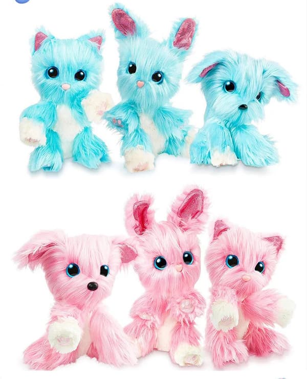 Overraskelse blind box plyslegetøj, bade dukker, kat, kanin, hund plys badelegetøj (tilfældig). G