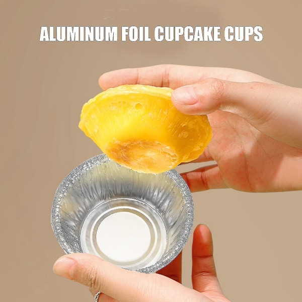 150-pakk Engangs folie Cupcake Cup Forms