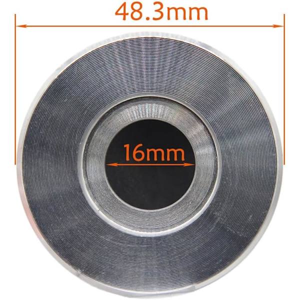 Aluminium trådhode Kantklipperhode Dobbel trådspole Hode nylon tråd for bensindrevet gresstrimmer Gressklipper